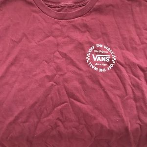 men’s x large vans tee